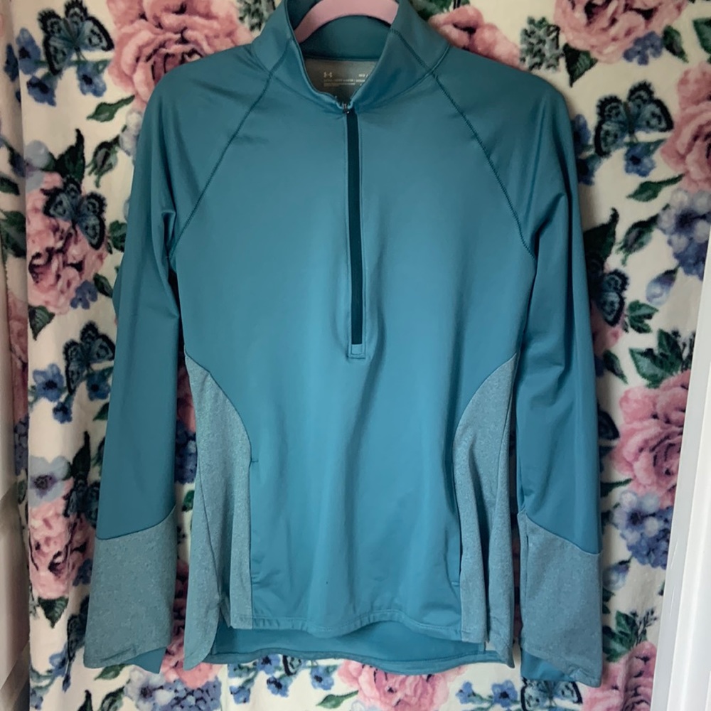 Under Armour quarter zip long sleeve Teal